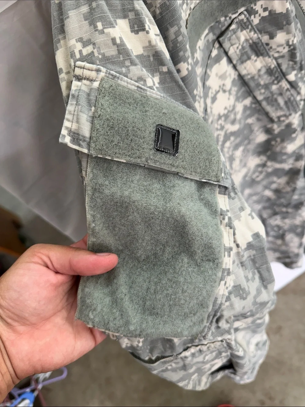 Men's Digital Camouflage Field Jacket - Gray Green & Tan Military Jacket